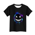 thumbnail image 4 of hengsof T-Shirt Graphique à Manches Courtes pour Enfants Unisexe, Motif Imprimé Mignon, Col Rond Décontracté, T-Shirt d'Été Léger pour Jouer, Haut pour 1-13 Ans, 4 of 5