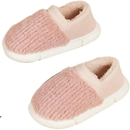 

CoCopeaunts Fluffy Warm Slippers for Women Men Winter Memory Foam Slip On Plush House Shoes Indoor Outdoor