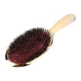 thumbnail image 3 of Peine de masaje de cerdas, peine de pelo antiestático con cerdas de nailon ovaladas de 2 colores, características mejoradas, 3 of 9