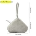 thumbnail image 5 of Women's Triangle Bling Glitter Purse Sparkly Clutch Evening Luxury Bags Party Prom, L, 5 of 7