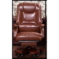 thumbnail image 1 of Boss chair. Real leather reclining ..office chair.02 My Lux Decor Round, 1 of 6