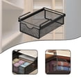 thumbnail image 6 of Dualoai Hanging Pullout Drawer Basket Dustproof for Condiment Bottles Notes Biscuits 37cmx22.5cmx9.5cm, 6 of 9