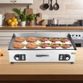 thumbnail image 1 of Commercial Electric Griddle Flat Top, Stainless Steel Countertop BBQ Grill & Indoor Cooking Plate, Non-Stick Surface with Adjustable Temperature Control for Pancakes, Steak, Burgers, Omelets, 1 of 8