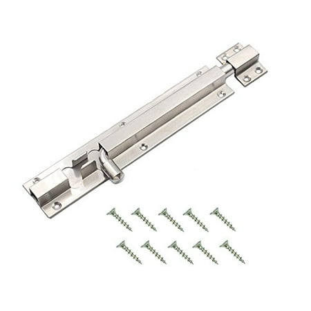 Nelpla Heavy Duty Thickened Stainless Steel Door Latch Sliding