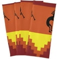 thumbnail image 6 of Southwestern Indian Ethnic Tea Towels 4 Pack Bright Colors Kitchen Dish Cloth with Hanging Loop, 18"x28" Lint-Free Absorbent Towel for Kitchen Drying Wiping and Cleaning, 6 of 7