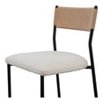 thumbnail image 6 of Moe's Home Collection Foley Counter Stool Fabric White, 6 of 8