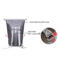 thumbnail image 4 of Ounissouiy impermeable de tela de copo de nieve para viajes de ocio, para senderismo, bolsa seca para exteriores, portátil con Almacenamiento y organización del hogar Ounissouiy HA021371-00, 4 of 6