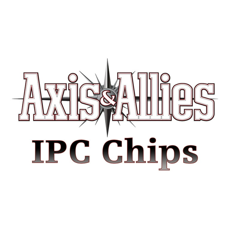 Renegade Games Studio: Axis & Allies: IPC Chips - 75 Weighted Chips, 1-5-10 Denominations, Plastic Storage Tray, Strategy Board Game Accessory Upgrade Renegade Games Studio: Axis & Allies: IPC Chips - 75 Weighted Chips, 1-5-10 Denominations, Plastic Storage Tray, Strategy Board Game Accessory Upgrade