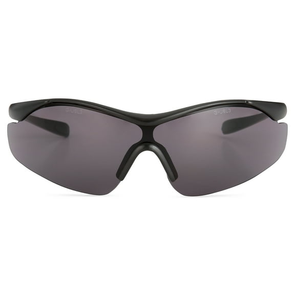 Safety Vu Half Rimless Safety Glasses Protective Eyewear with Smoke/Gray PC Lens