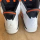 thumbnail image 5 of Ni - ke 1847) Ni - ke Air Jordan 6 VI Retro Gatorade White/Orange 384664-145 Men’s Size 10, 5 of 5
