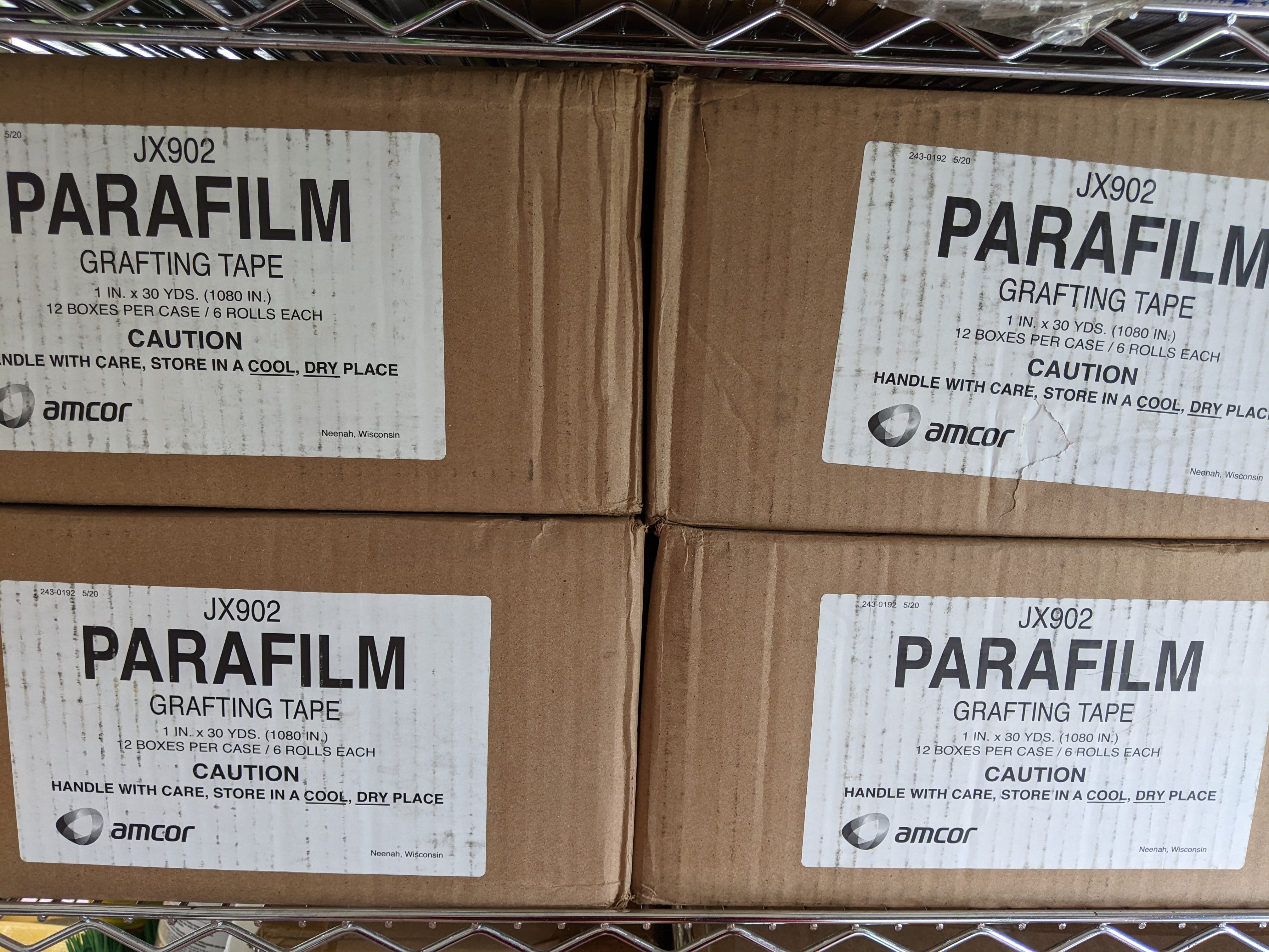 Amcor Parafilm Nursery Grafting Tape Box 12 (1/2") 30 yards each