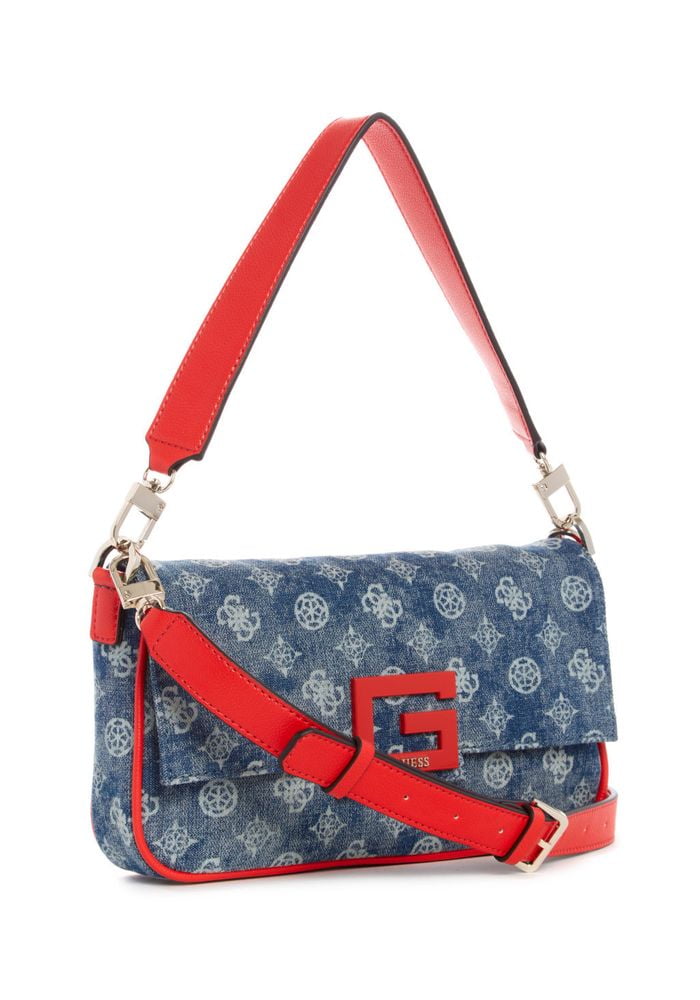 GUESS BRIGHTSIDE SHOULDER BAG DMU DENIM 