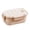 White, variant on WRKEKC Clearance Stackable Lunch Box with Dividers - Microwave-Safe Food Container for Kids/Adults