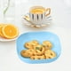 thumbnail image 4 of Whisker Fatigue Cat Bowl - Plato de comida poco profundo para gatitos y gatos de patas cortas - 5,71x5,71x1,3 pulgadas - Azul, Verde, Amarillo, 4 of 6