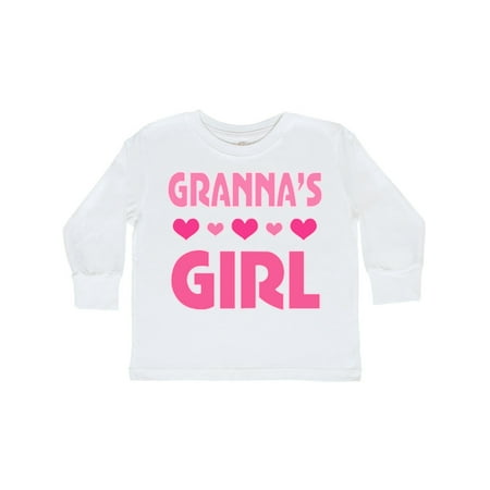 

Inktastic Granna Girl Granddaughter Gift Gift Toddler Toddler Girl Long Sleeve T-Shirt