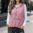 thumbnail image 2 of Edvintorg Women's Fleece Lined Waistcoat Winter Sleeveless Vest Casual Outerwear with Pockets Plus Size Womens Clothing, 2 of 8