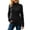 Black, variant on Womens Long Sleeve Sweater Turtleneck Fall Tops Ribbed Knit Shirts, Slim Fitted Basic Tees High Neck Layer Undershirts, Daily Wear Going Out