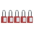 thumbnail image 3 of Candados De Seguridad, 5 Juegos De Candados Seguros Loto Integrados De Metal De Nailon De 1,5 Pulgadas Llave Universal Para Ingeniería Química, 3 of 7