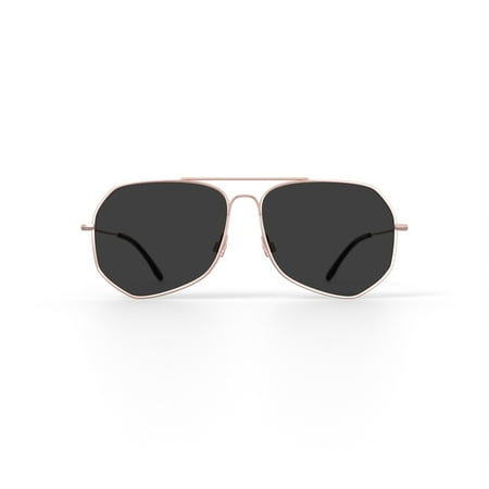 Prive Revaux Unisex Rx'able Fashion Polarized Sunglasses, 'The Cuervo', Aviator, Gold, 59-13-145