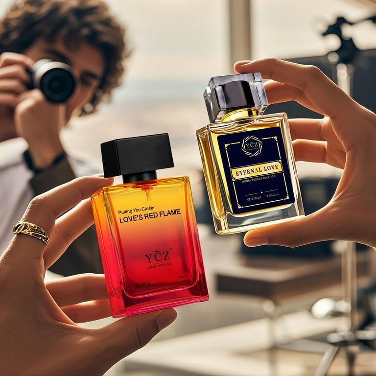 Ycz Men‚Äôs Perfume Gift Set - Carnival Eternal Love & LOVE'S RED