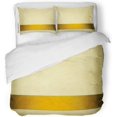 thumbnail image 1 of Juego de Ropa de Cama de 3 Piezas ABPHQTO Marrón Claro Vintage Cobre dorado Cinta Naranja para Otoño Anuncio de Acción de Gracias Funda nórdica, 1 of 1