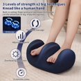 thumbnail image 2 of Foot Massager Machine with Heat, 3 Heat Level & 3 Modes, Shiatsu Feet And Leg Massager, Kneading Rolling for Foot, Massager Gift for Mom/Dad/Women/Men (with Remote Control), 2 of 6