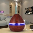 thumbnail image 2 of Wood Grain Ultrasonic Aromatherapy Essential Oil Diffuser Quiet Humidifier 300ml, 2 of 5