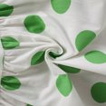 thumbnail image 5 of PEASKJP Robe à Manches Courtes for Girl Printemps Été Col Rond Manches Courtes Ourlet Superposé Robes Maxi Fluides, Vert 5, 5 of 5