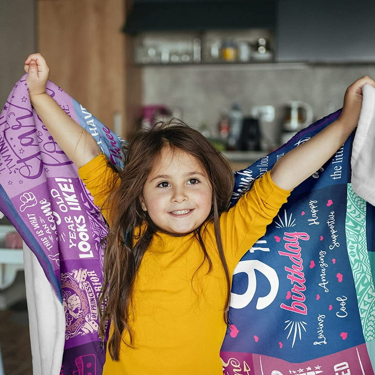 9 Year Old Girl Gifts Blanket 50x60, Gifts For 9 Year Old Girls, 9 Year  Old Girl Gifts For Birthday, Gift For 9 Year Old Girl, Birthday Gifts For 9