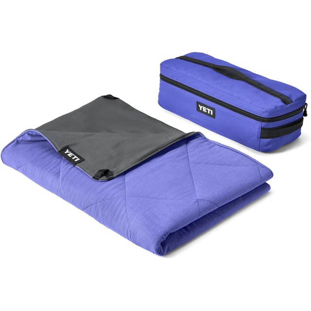YETI Lowlands Blanket, Multi-Use Blanket with Travel Bag, Ultramarine Violet