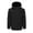 #A Black, variant on Heated Jacket for Men and Women with 4 Heating Zones USB Rechargeable Heated Coats Fashion Unisex Long Sleeve Warming Winter Jacket Casual Zipper Pockets Hooded Windbreaker Jacket