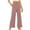 Pink, variant on MELDVDIB Womens Sweatpants Corduroy High Waisted Button-Up Baggy Wide Leg Pants Fashion Casual Solid Color Sweat Pants with Pockets