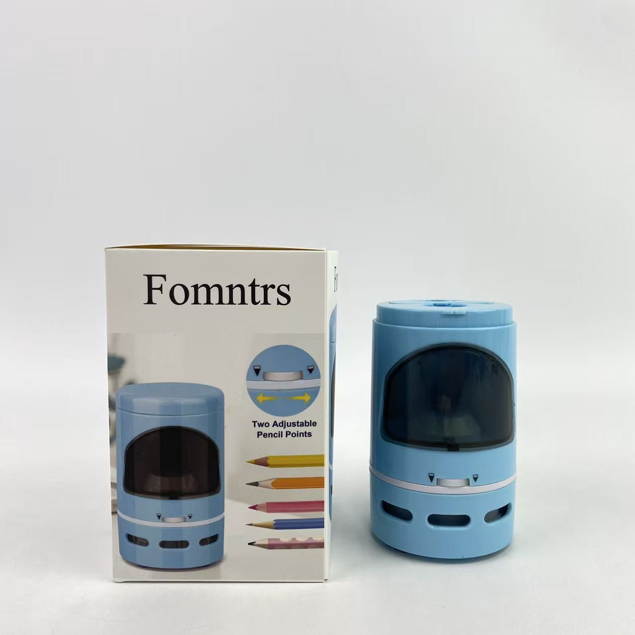 Fomntrs Pencil sharpeners, electric,2 in 1 Electric Pencil Sharpener with Mini Handheld Vacuums, Wireless Automatic Pencil Sharpener for 6.5-8mm Colored Pencils