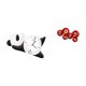 thumbnail image 5 of Reloj de pared,Reloj de pared Panda Decoración del hogar Lindo Creativo,Reloj de pared con forma de panda,moderno y resistente.,Abanicos plegables festivos,Decoraciones de abanicos de papel, 5 of 8
