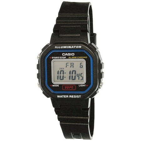 casio black rubber watch