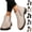Beige, variant on YOUYEDIAN Women's Ankle Boots & Booties Fall Low Heel Platform Faux Suede Boots Winter Casual Fashion Chunky Short Shoes (Gray)