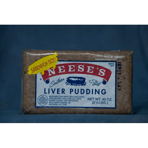 Neese Liver Pudding, 40 Oz.