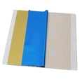 thumbnail image 2 of 100 hojas de papel de aluminio para manualidades, proyectos de bricolaje, clavos, estatuas, Oro azul, 2 of 9
