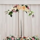 thumbnail image 4 of Arco de boda artificial con flores para puerta, umbral, corona de flores, guirnalda floral Amarillo, 4 of 8