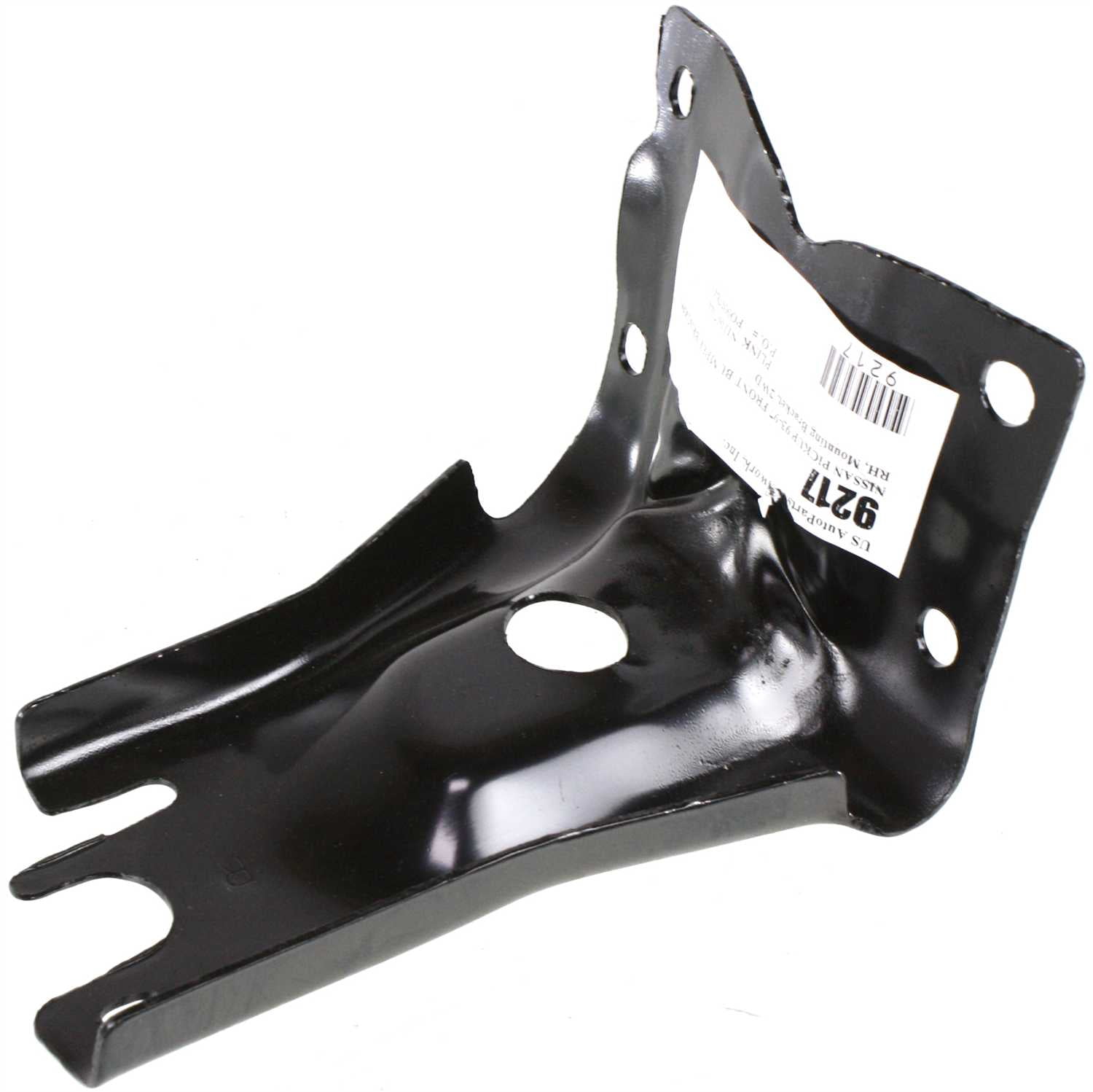 Replacement 9217 Bumper Bracket Compatible For 1995-1997 Nissan Pickup Front, Right Passenger