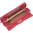 thumbnail image 6 of Heiress Checkbook Wallet Wallet, Coral, One Size, 6 of 6