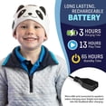 thumbnail image 5 of CozyPhones Kids Wireless Headphones Volume Limited with Thin Speakers & Super Soft Fleece Headband - Perfect Toddlers & Children's Earphones for Home, School & Travel - Panda, 5 of 8