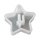 thumbnail image 1 of Portavelas de silicona para casa, estrellas de silicona para moldear, números 1 y 4, estrellas para moldear, para moldear silicona DIY., 1 of 5