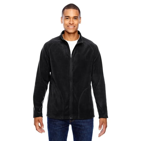 - Campus Microfleece Men's Big and Tall Black Jacket