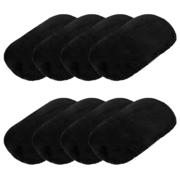 HEANUJJ Ergonomic Black Plush Care Gloves for Home Furniture and Accessories