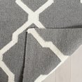 thumbnail image 4 of Safavieh Dhurries Grey Contemporary Rug - Square 6', 4 of 4
