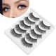 thumbnail image 5 of 5 Pairs False Eyelashes Thick False Lashes False Lashes Set Soft Makeup False Eyelashes Stage for Women Girls Makeup, 5 of 8