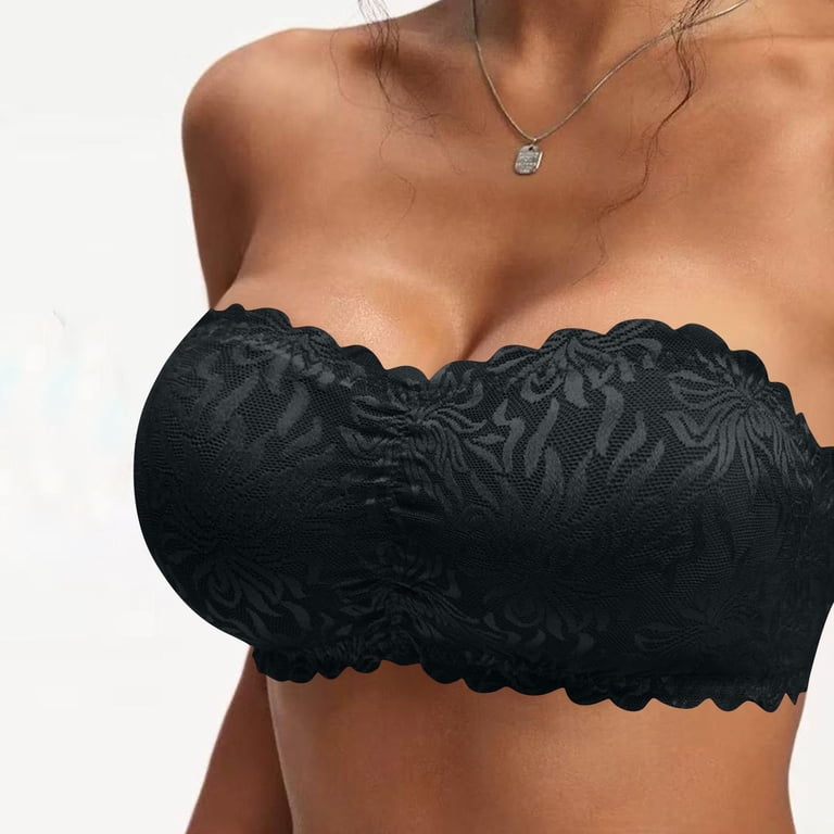 strapless dress bras Wholesale Anti Slip Bandeau Bra Fixed Molded Cups FeelSoft Fabric Nipple Coverage Upgrade Style / Light Skin / M the Maidenform SE0015 wireless strapless bra is sure to become your go LetsJoli Strapless Bras for Women