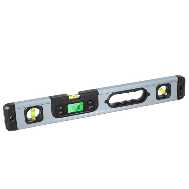 Herramienta de nivel Digital de precisión transportador regla de carpintería 45/90/ medición de calibre de ángulo para carpintero hogar , Negro shamjiam transportador digital