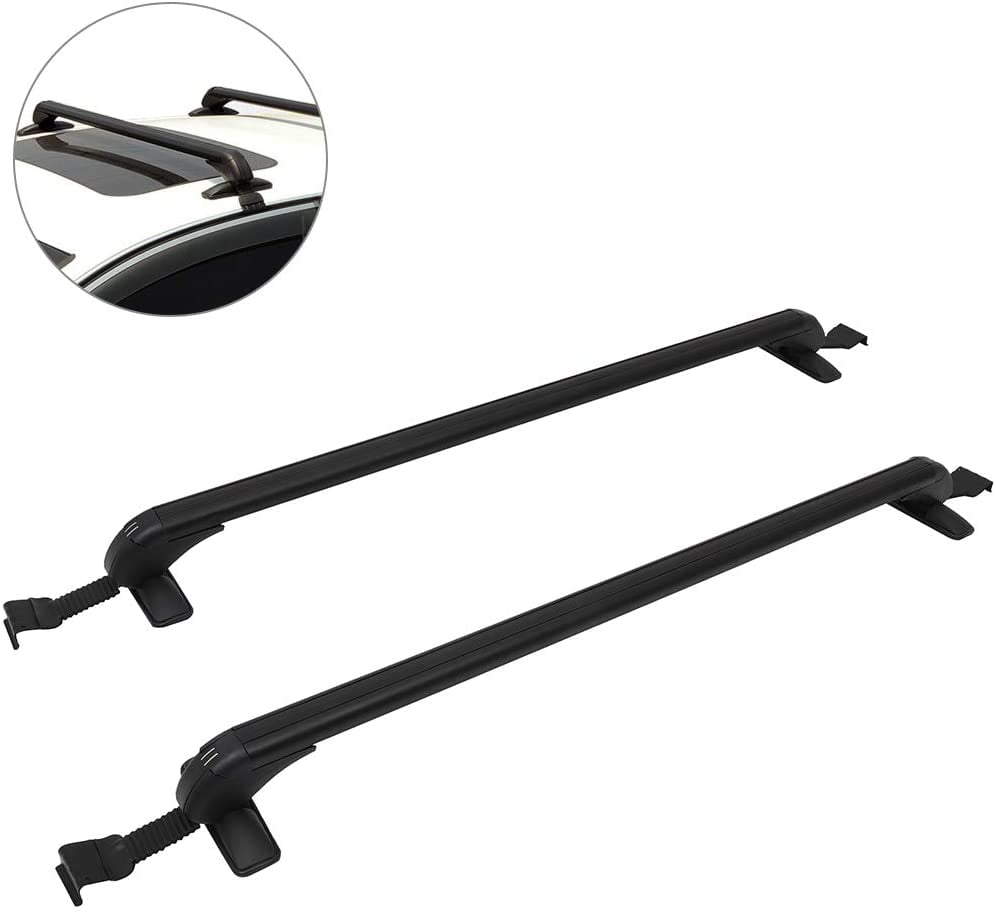 CCIYU Roof Rack Crossbar Universal 48" Window Frame Roof Rack 2pcs